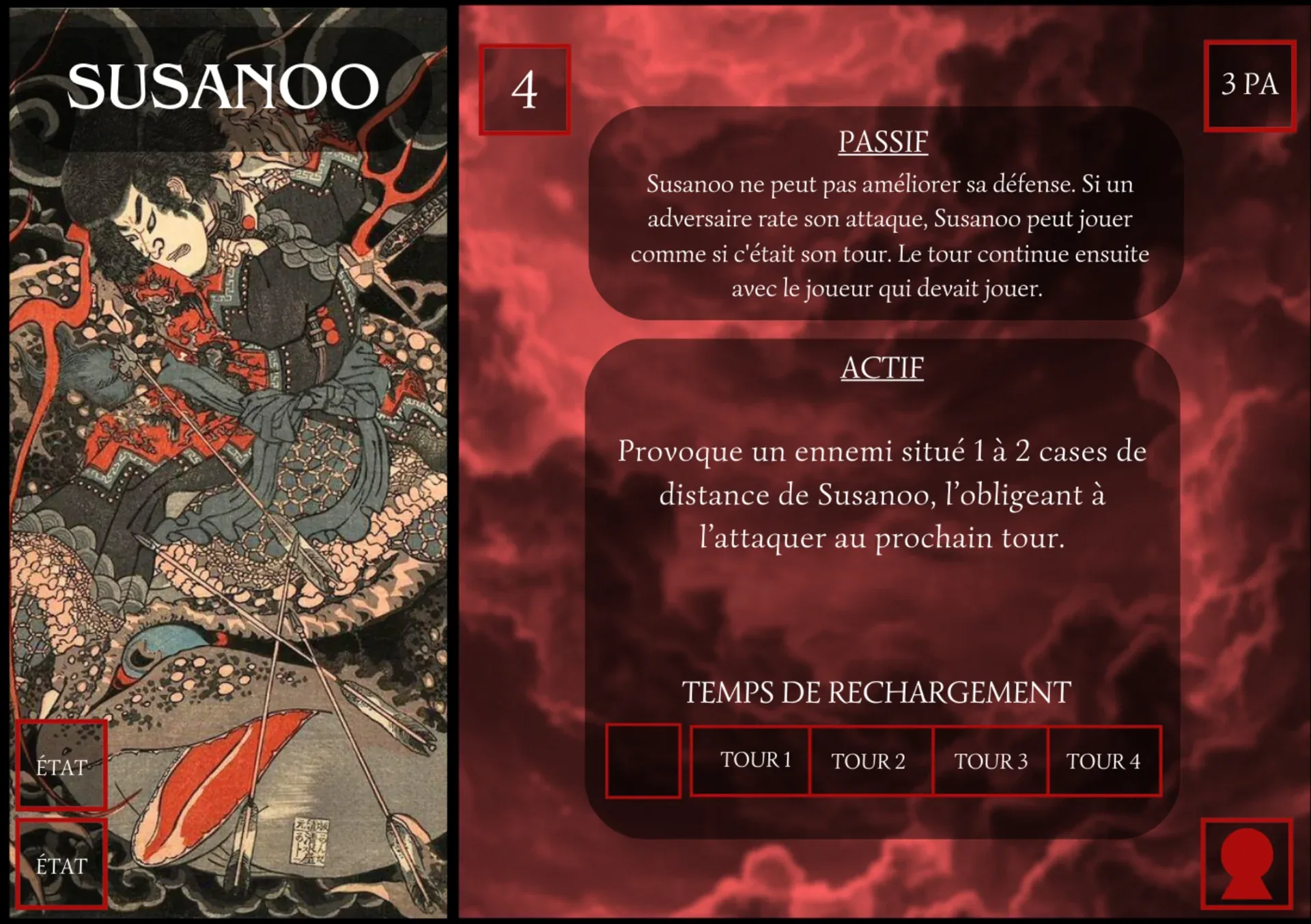 Carte personnage 4 de Glory of Gods