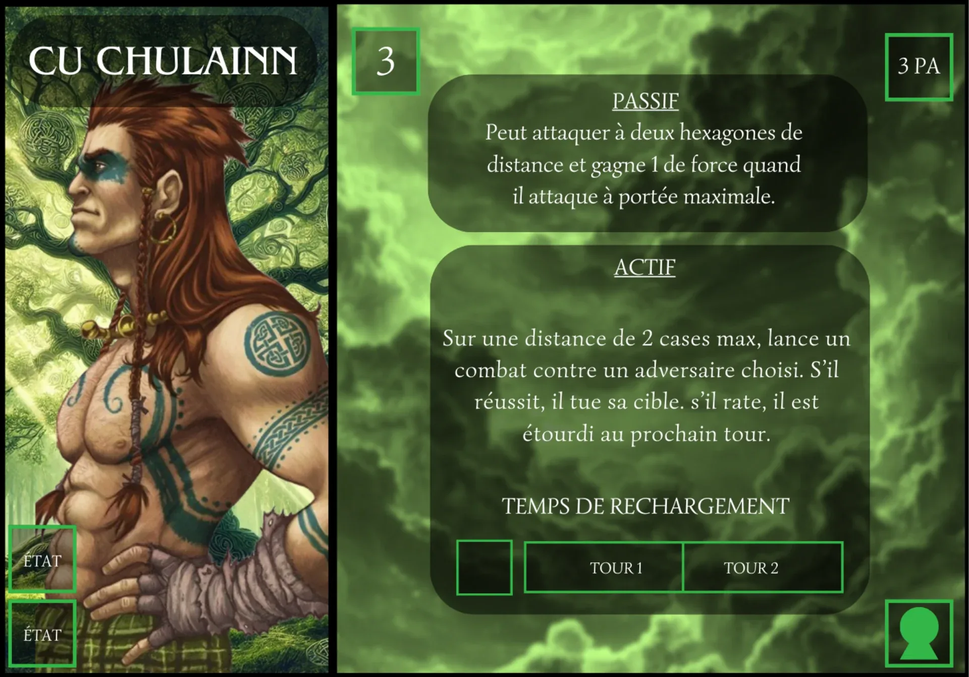 Carte personnage 7 de Glory of Gods