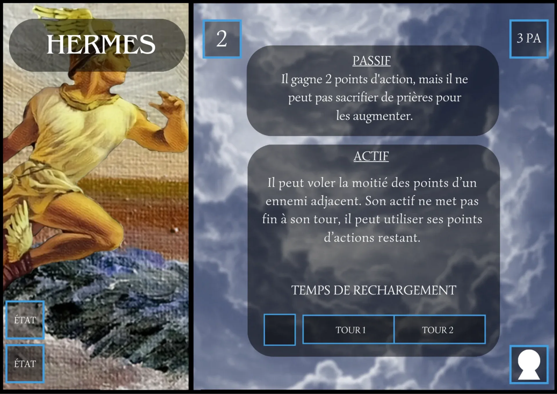Carte personnage 8 de Glory of Gods