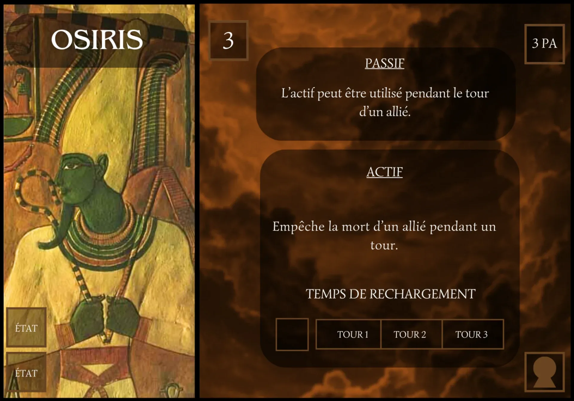 Carte personnage 9 de Glory of Gods