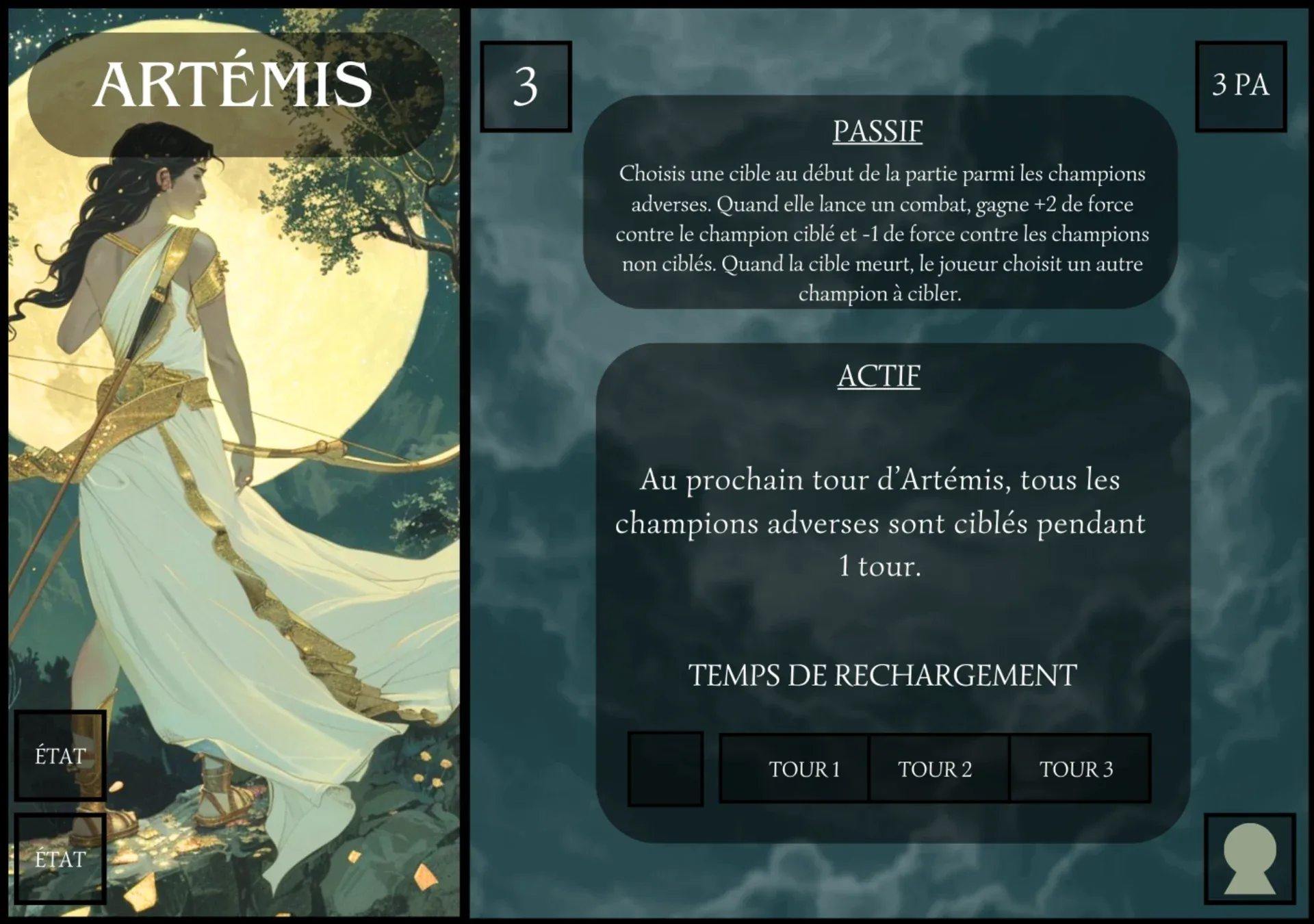 Carte personnage 10 de Glory of Gods